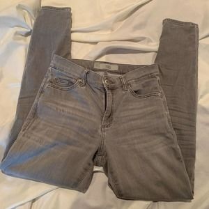 Top Shop Moto Jeans Leigh Grey Denim 25